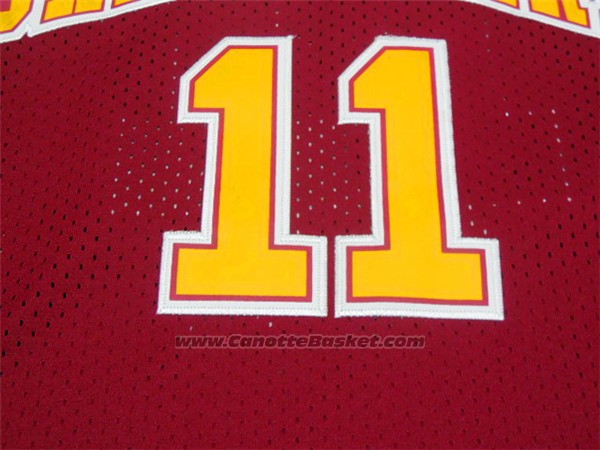 Maglia NCAA Santa Clara University Steve Nash #11 Rosso